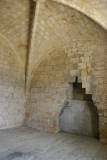 Arques - Enceinte de la Basse-cour : Tour logis : Salle haute : vestige de la cheminée.