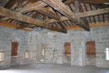 Arques - Donjon : Salle du 3ème étage. Ce niveau était réservé à la défense du donjon. Il pouvait contenir 40 hommes en armes.