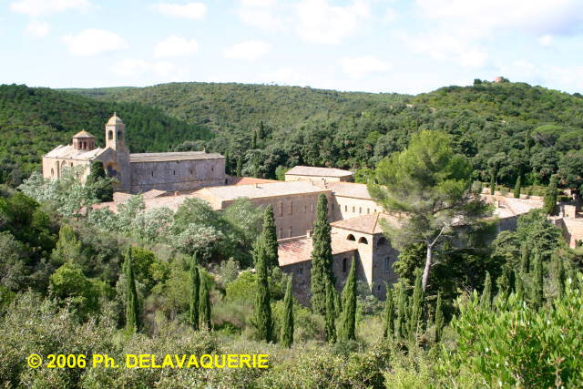 Abbaye de Fontfroide - Vue générale.