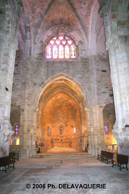 Abbaye de Fontfroide - Eglise : Choeur.