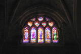 Abbaye de Fontfroide - Eglise : Choeur : Vitrail.