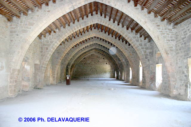 Abbaye Sainte Marie d'Orbieu - Dortoir des moines.