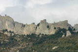Peyrepertuse - Vue générale du château