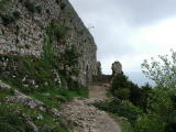 Peyrepertuse - Entrée (barbacane)