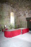Puivert - Le Donjon : Salle du niveau 2 du donjon.
