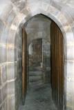 Puivert - Le Donjon : Salle du niveau 2 du donjon : Couloir d'accès.