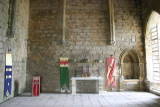 Puivert - Le Donjon : Ancienne Chapelle (niveau 3) du donjon : Vue d'ensemble.