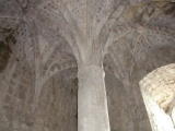 Quéribus - Donjon : Salle du pilier