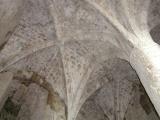 Quéribus - Donjon : Salle du pilier