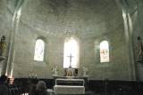 Abbaye de Saint-Hilaire - L'église : le choeur.