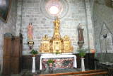Abbaye de Saint-Hilaire - L'église : Retable de la Vierge.