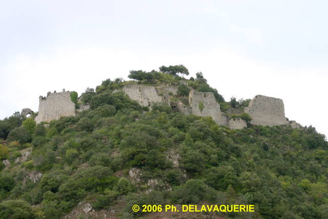 Château de Termes - Vue générale.