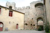 Château de Villerouge Termenès : Cours intérieure.