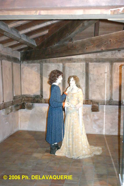 Château de Villerouge Termenès - Salle du 2eme étage.