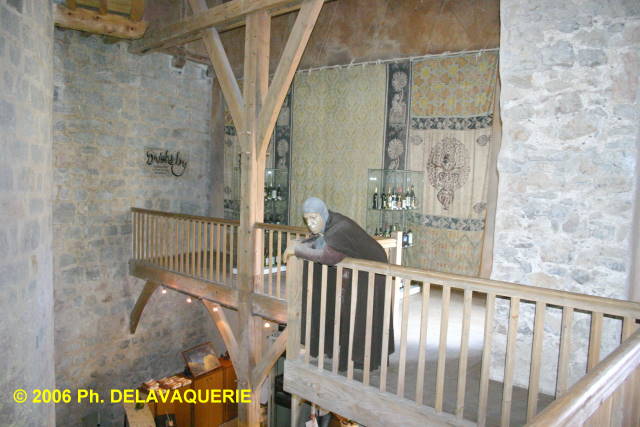 Château de Villerouge Termenès - Passerelle du 1eme étage : Bernard de Farges.