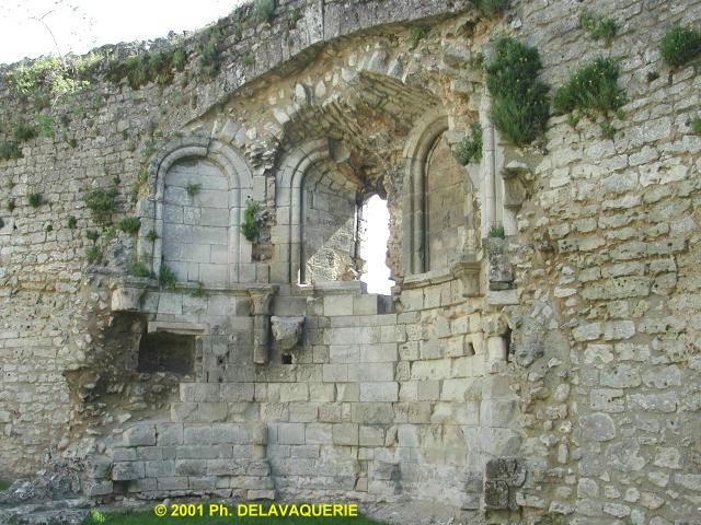 Château de Gisors - La motte : restes de la chapelle dédiée à Saint-Thomas