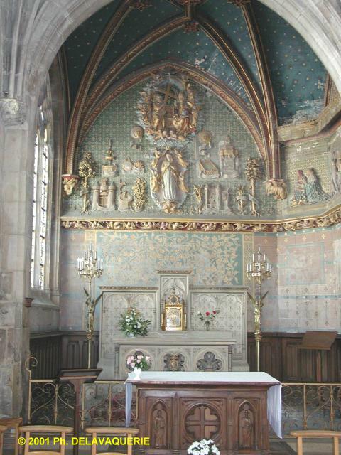 Eglise Saint-Gervais Saint-Protais de Gisors - Intérieur de l'église. Chapelle.