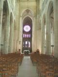 Eglise Saint-Gervais Saint-Protais de Gisors - Intérieur de l'église. La nef.