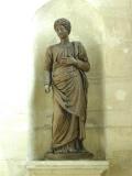 Eglise Saint-Gervais Saint-Protais de Gisors - Intérieur de l'église.Statue sous le côté droit de l'Arbre de jessé.