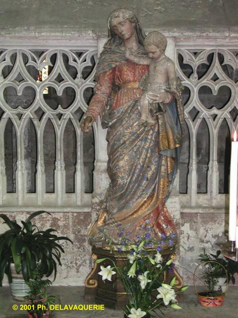 Eglise Saint-Etienne de Beauvais - Vierge à l'enfant du XVIe siècle