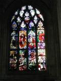 Eglise Saint-Etienne de Beauvais - Déambulatoire : vitrail du "Jugement dernier"