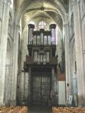 Eglise Saint-Etienne de Beauvais - Le grand orgue au fond de la nef