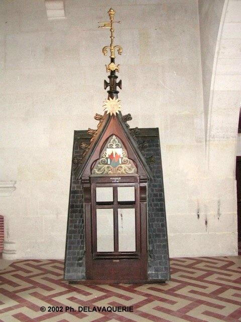Château de Pierrefonds - Exposition à l'intérieur du logis du connétable.