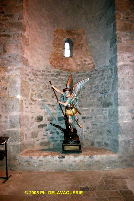 Abbaye Sainte Marie d'Arles-sur-Tech - L'église : Une des contres absides (mode architectural Carolingien).