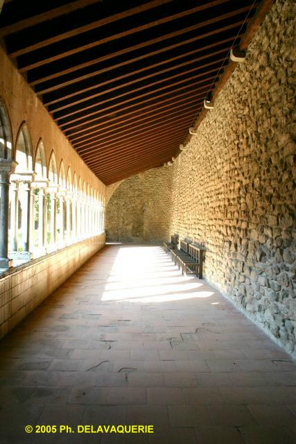 Abbaye Sainte Marie d'Arles-sur-Tech - Le cloître.