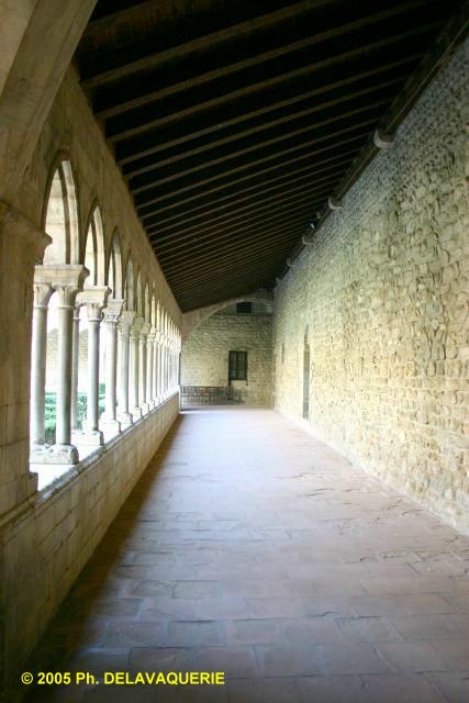 Abbaye Sainte Marie d'Arles-sur-Tech - Le cloître.