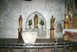Abbaye Sainte Marie d'Arles-sur-Tech - L'église : L'ancienne chapelle du rosaire avec la cuve baptismale du XIIe siècle.