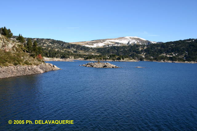 Les Bouillouses - Le lac des Bouillouses (Altitude 2000 m).