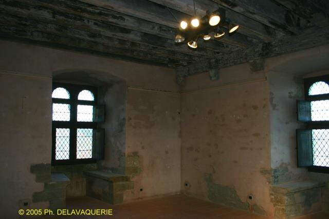 Château royal de Collioure - Salle haute faisant partie de l'ancienne tour jumelle du Donjon XIVe.