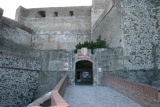 Château royal de Collioure - Extérieur du château : Entrée.