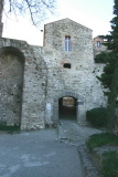 Château royal de Collioure - Accès aux sous-terrains et passage sous la chapelle.