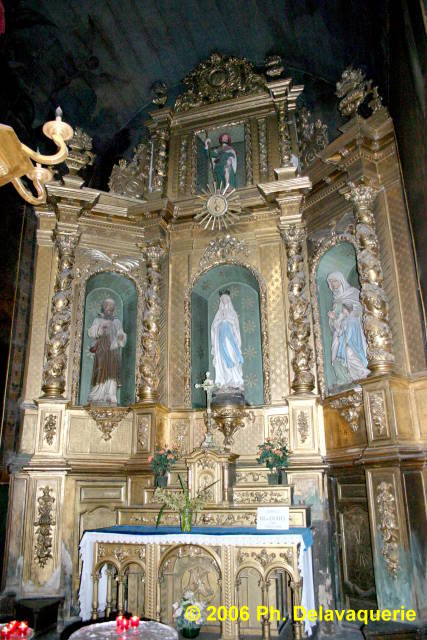 Eglise Notre Dame des Anges de Collioure - Retable de Notre-Dame de Lourdes (1902).