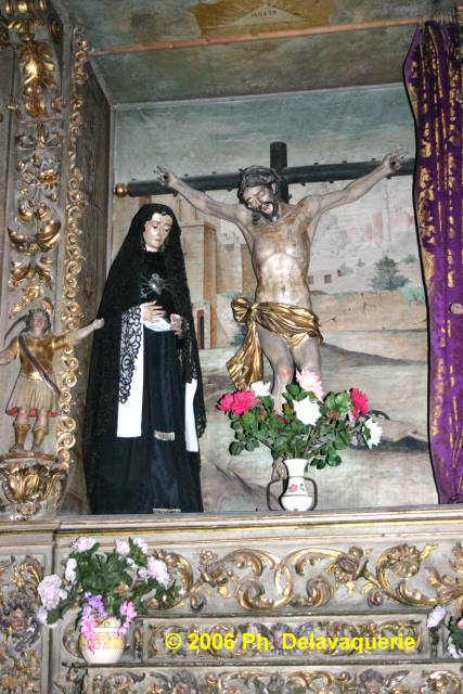 Eglise Notre Dame des Anges de Collioure - Retable de la sanch : panneau central.