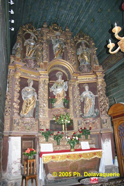 Eglise Notre Dame des Anges de Collioure - Retable de Sainte Lucie (XVIIIe)