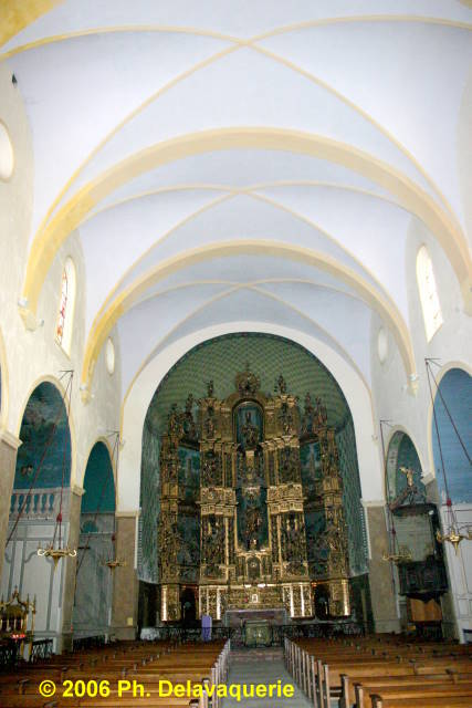 Eglise Notre Dame des Anges de Collioure - Vue intérieur.