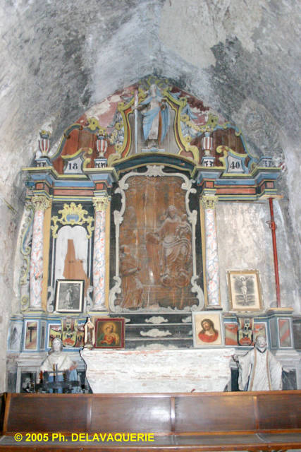 Chapelle Saint Pierre du Chteau de Corbre - Chapelle latérale.