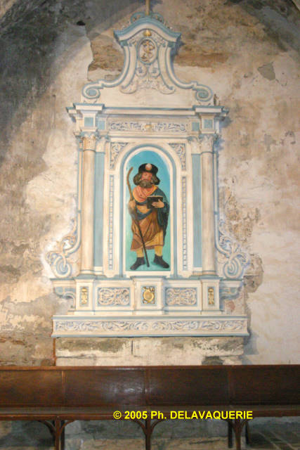 Chapelle Saint Pierre du Chteau de Corbre - Chapelle latérale.
