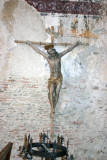 Chapelle Saint Pierre du Chteau de Corbre - Chapelle latérale : Christ en croix.