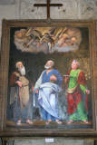 Chapelle Saint Pierre du Chteau de Corbre - Chapelle latérale : Tableau.