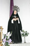 Statue manequin de la Vierge des douleurs