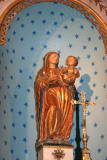 Chapelle du Rosaire : Statue de la Vierge rescapée du premier retable