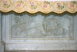 Eglise Saint Martin de Corneilla de la Rivière - Chapelle de St Gaudérique : détail de l'autel.