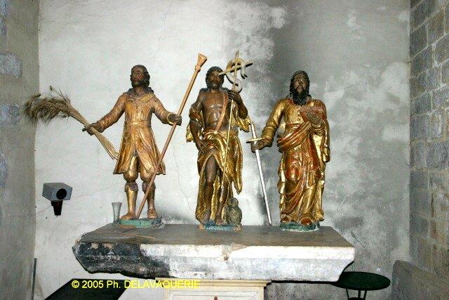 Cathédrale Sainte-Eulalie et Sainte Julie d'Elne - Intérieur de la cathédrale : bas-côté.