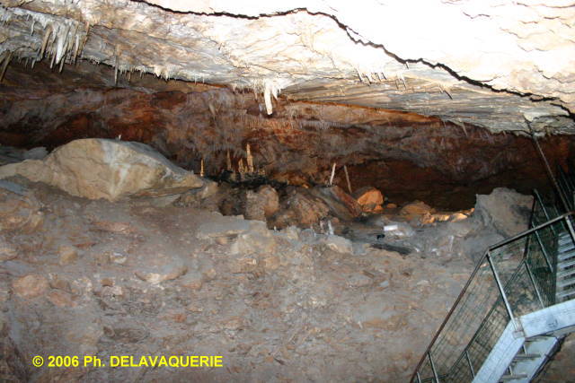 Grotte des grandes canalettes - Salle du balcon.