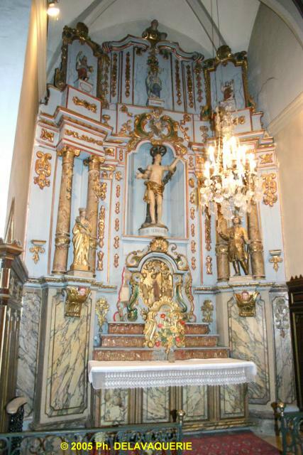 Eglise Sainte-Eulalie de Millas - Chapelle de Saint Sebastien.