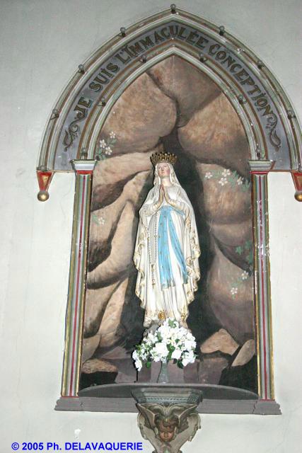 Eglise Sainte-Eulalie de Millas - Vierge de "Lourde".